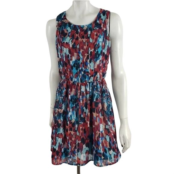 Jack by BB Dakota Kendrew Dress Dots Lace Back - Picture 2 of 8